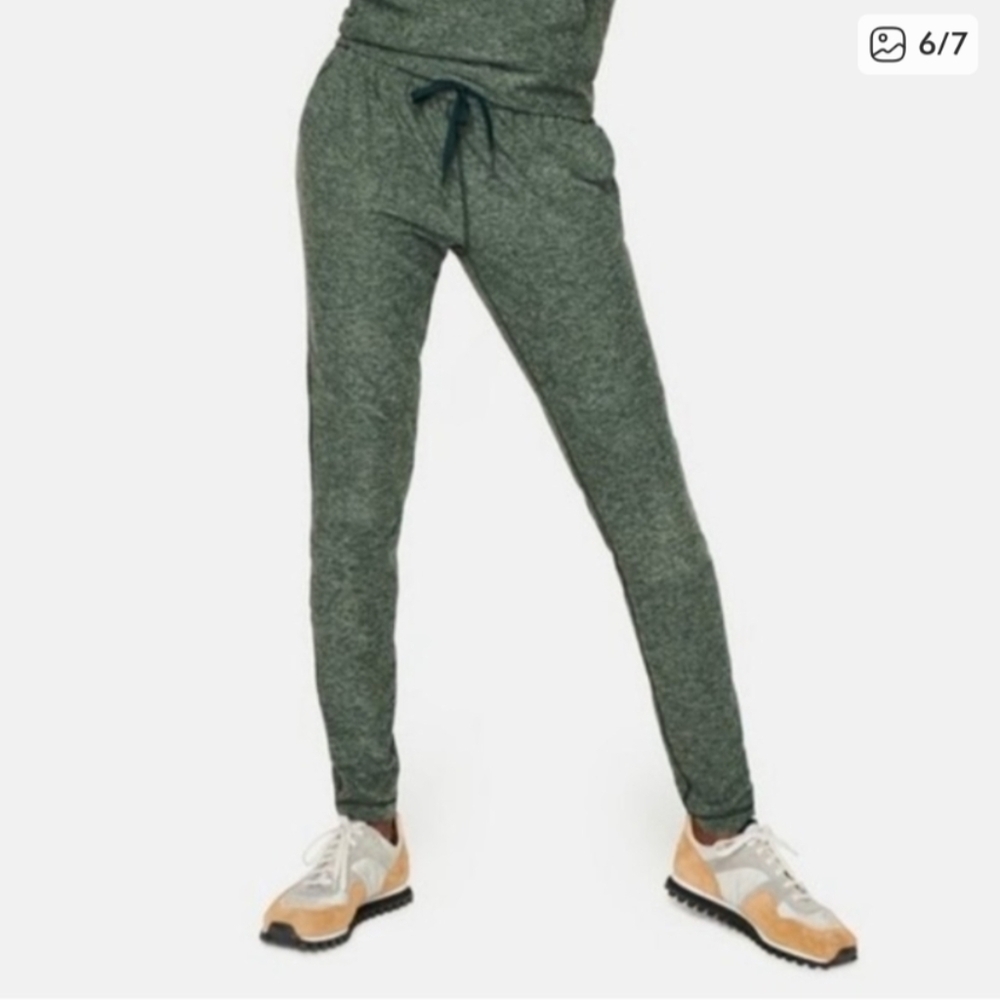 Outdoor Voices All Day Sweatpants, Heather Green